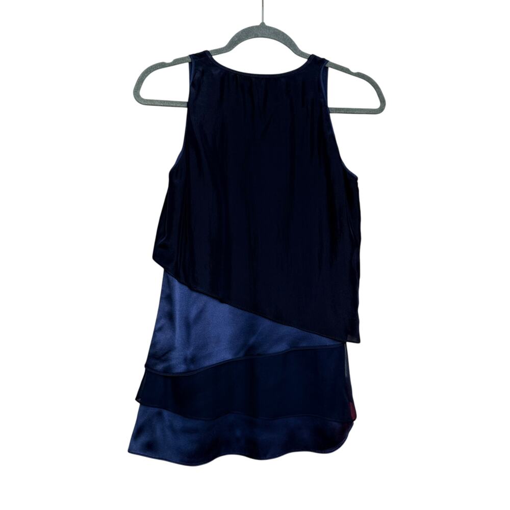 Brunello Cucinelli Tiered Tunic Top Blouse Size M Sleeveless Made in Italy - Picture 7 of 14